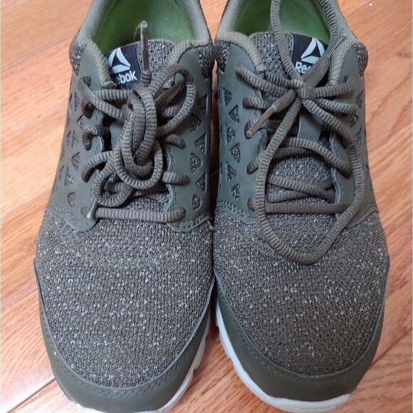 Reebok Work Sublite RB051 Womens Size 9M Olive Green W/ Composite Toe Sneaker - Picture 11 of 12